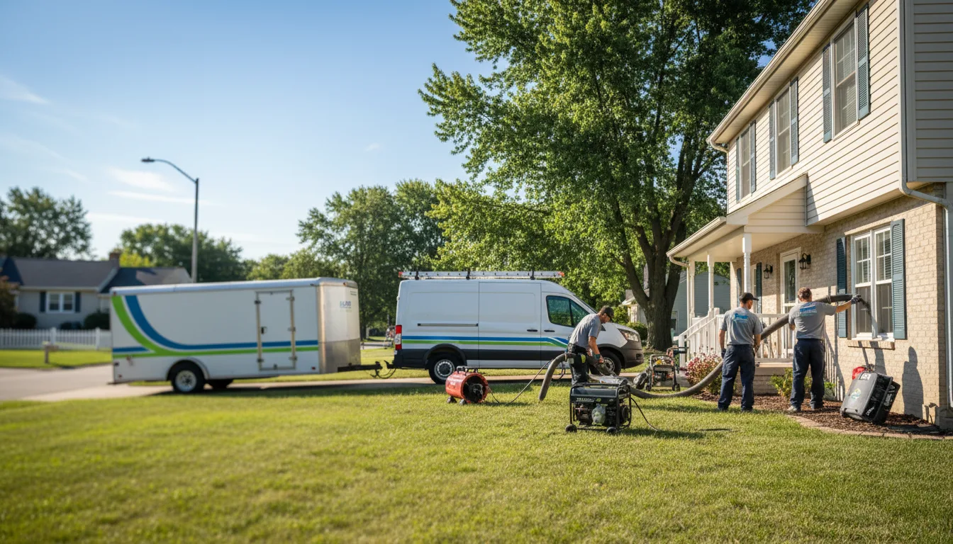 Flooded Basement Restoration And Cleanup With Repair in Unity, WI near me